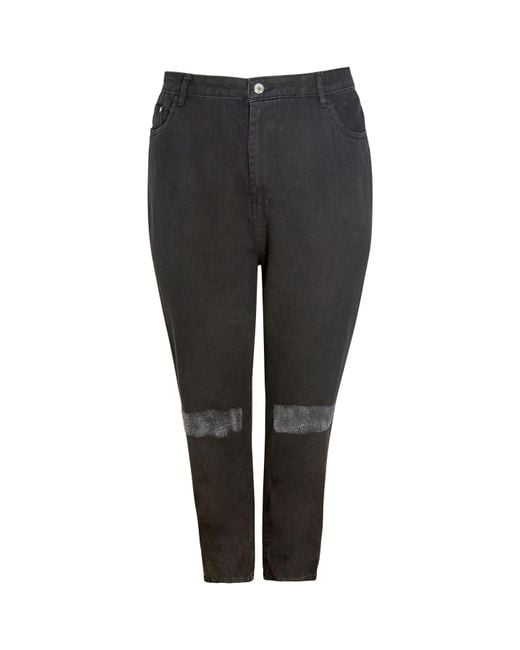Wednesday's Girl Gray Mom Jeans