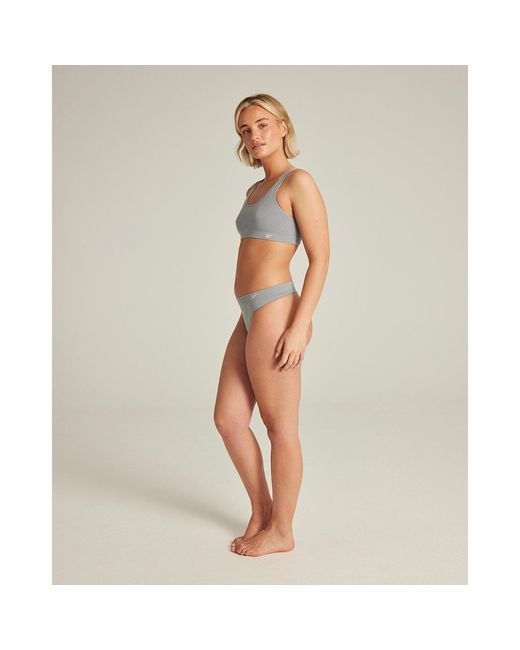 Nudea Gray Seamless Crop Top Tencel Seamless