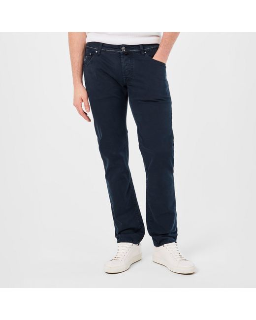 Jacob Cohen Blue Slim Fit Trousers for men