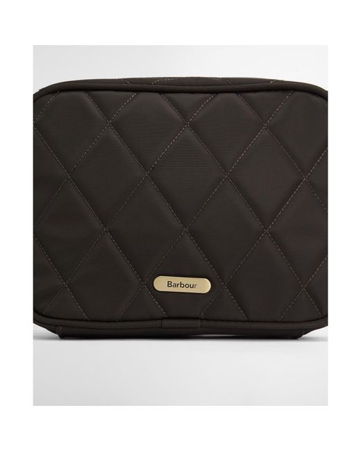 Barbour Black Quilted Crossbody Bag