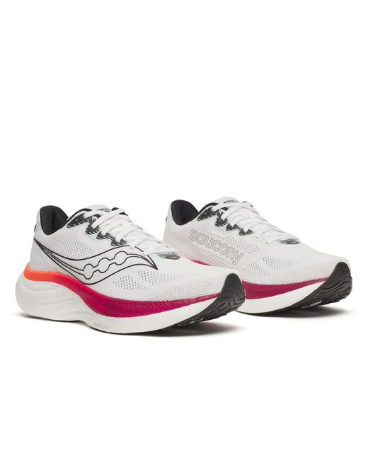 Saucony White Ride Everyday Neutral Road Running Shoes for men