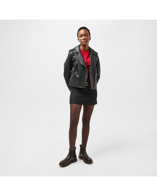 Dr. Martens Brown 2976 Leonore Fur Lined Chelsea Boot