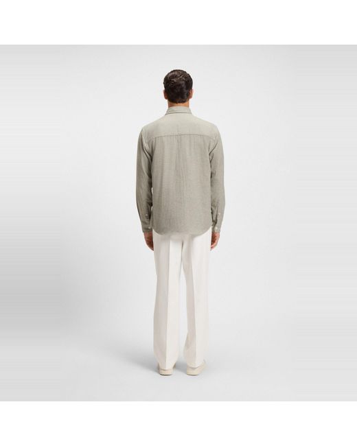 Boss Gray Hbb Owen Overshirt for men