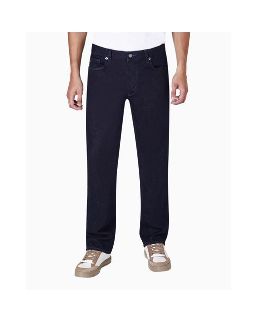 Emporio Armani Blue J76 Straight Fit Jeans for men