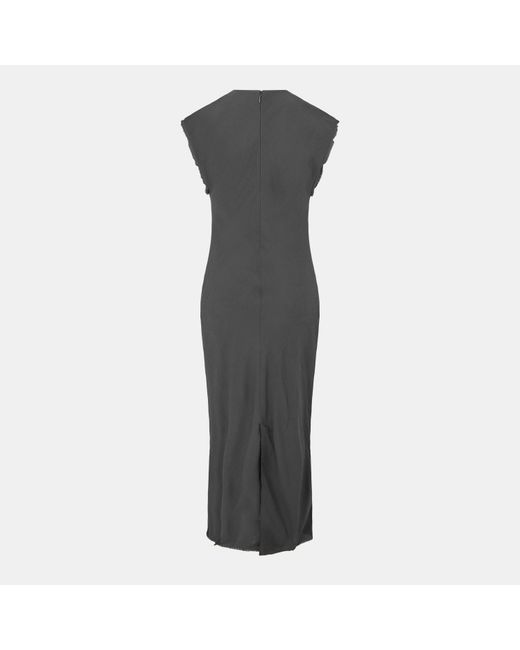 AMI Gray Long Maxi Dress
