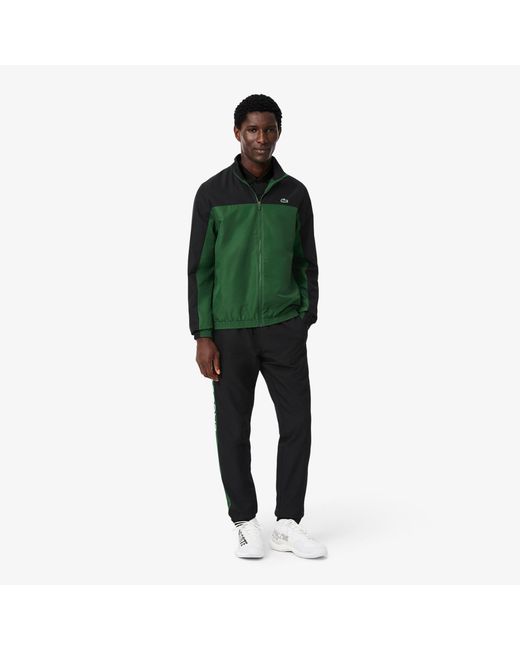 Lacoste Green Tennis Printed Tracksuit for men