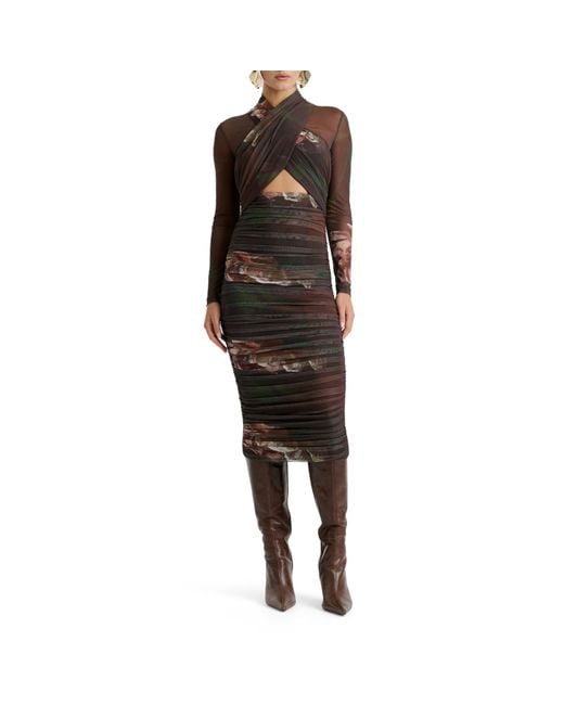 Bardot Brown Bd Aliyah Dress Ld64