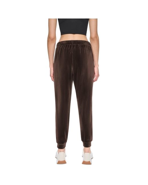 DKNY Black Velourdmt Jog Ld64