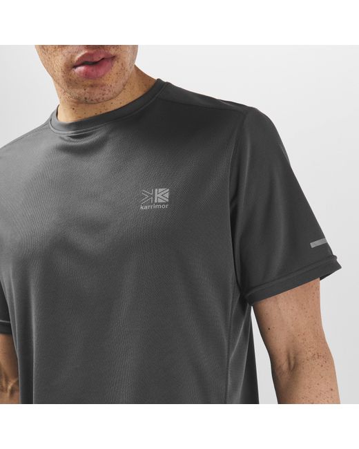 Karrimor Gray Run Short Sleeve T Shirt for men