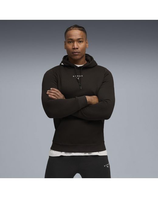 PUMA Black X Hyrox Heavyweight Performance Hoodie for men