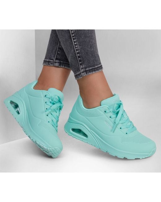 Skechers Blue Low Top Classic Trainers