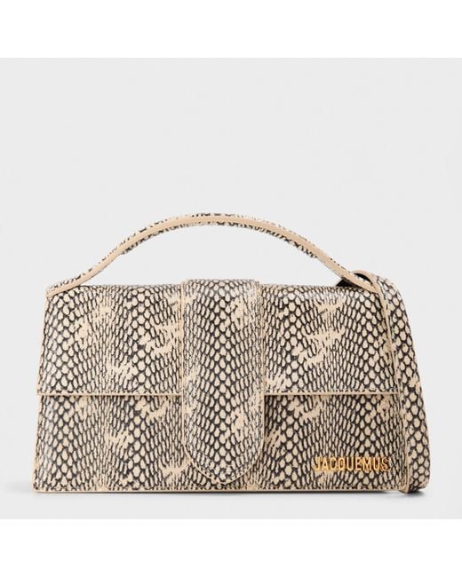 Jacquemus Metallic Leather Le Grand Bambino Crossbody Bag