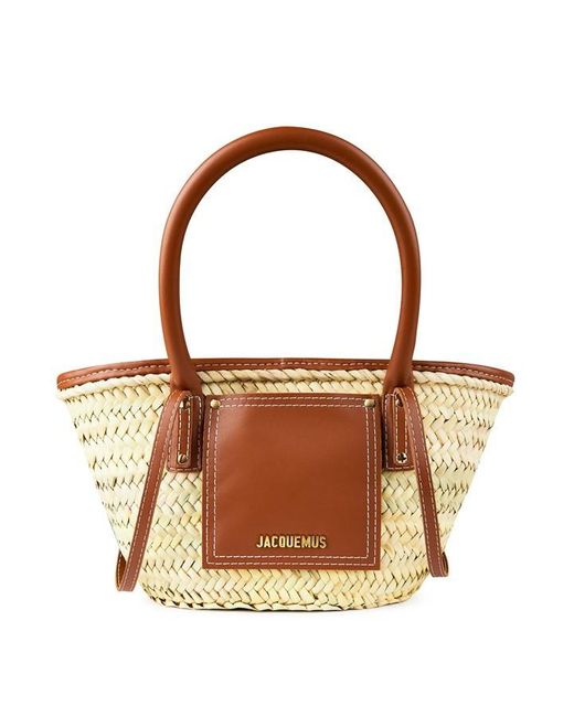 Jacquemus Brown Le Petit Panier Soleil Mini Bag