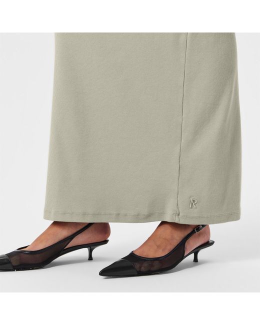 Represent Natural Rep Initial Maxi Dress