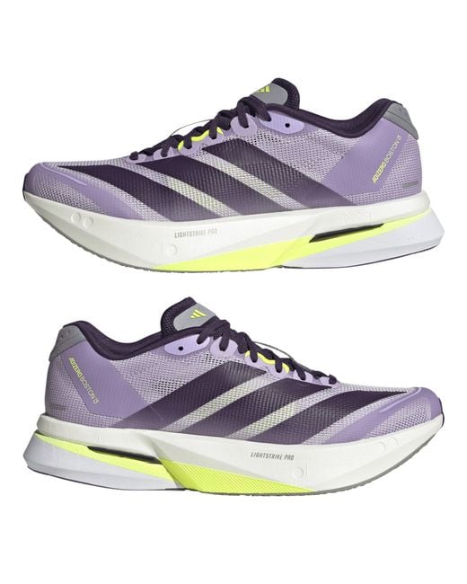 Adidas Blue Adizero Boston 13 Road Running Shoes