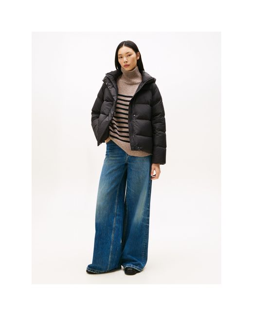 Tommy Hilfiger Black Down Short Puffer Jacket