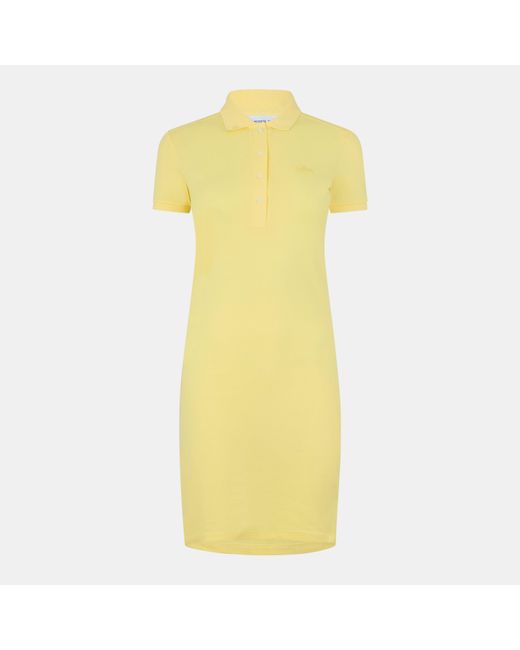 Lacoste Yellow Polo Dress