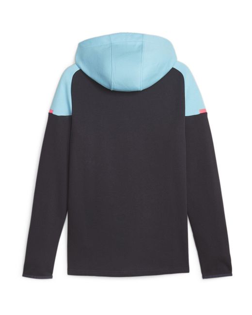 PUMA Blue Mcfc Casuals Hooded Jkt Hoody for men