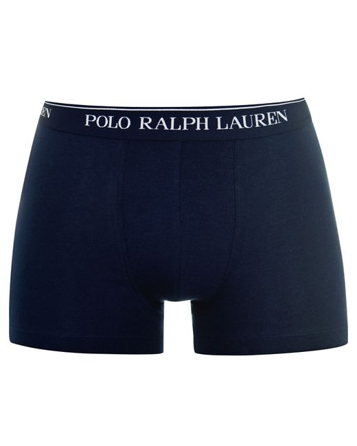 Polo Ralph Lauren Blue 3-Pack Cotton Trunks for men