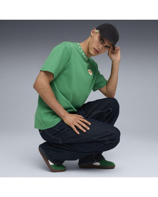 PUMA Green Palermo Trainers for men