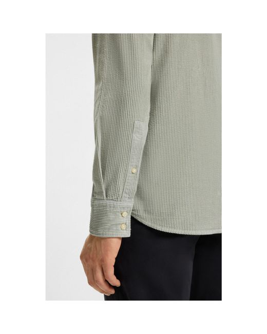 Boss Gray Relegant Long Sleeve Shirt for men