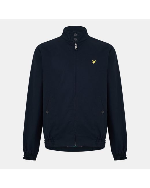 Lyle & Scott Blue Long Sleeve Zip Harrington Jacket for men
