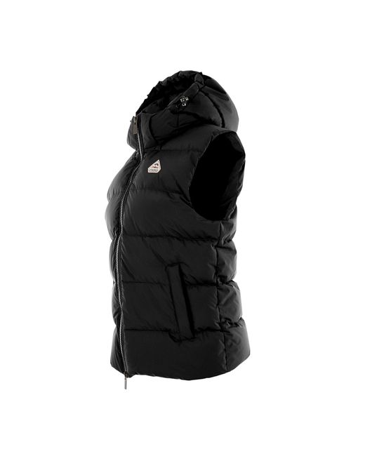 Pyrenex Black Spoutnic Water Resistant Duck Down Hooded Gilet for men