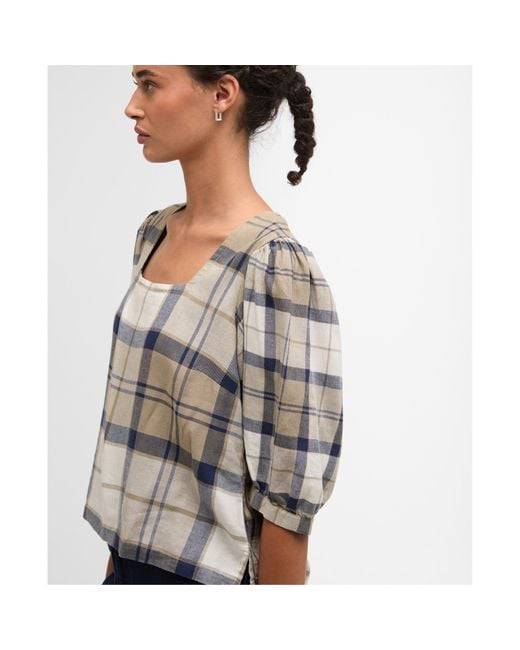 Barbour Multicolor Short Sleeve Blouse