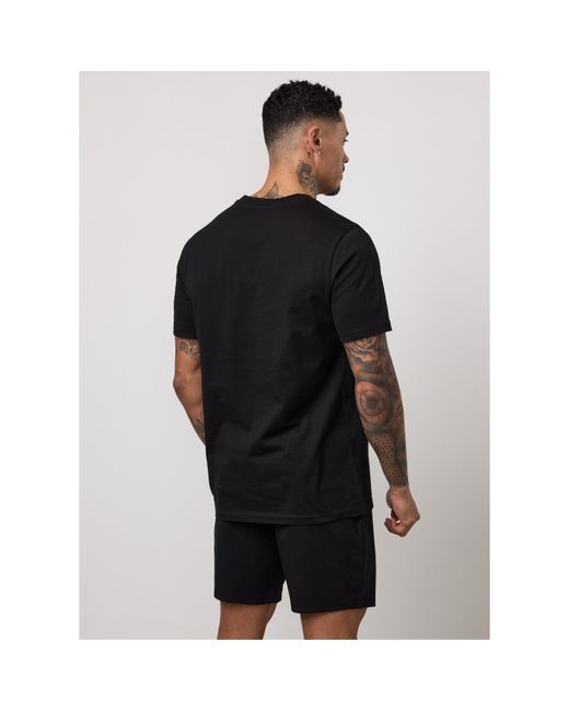Gym King Black Victory Jersey Tee for men