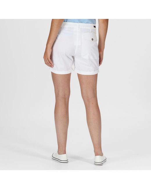 Regatta White Pemma Shorts
