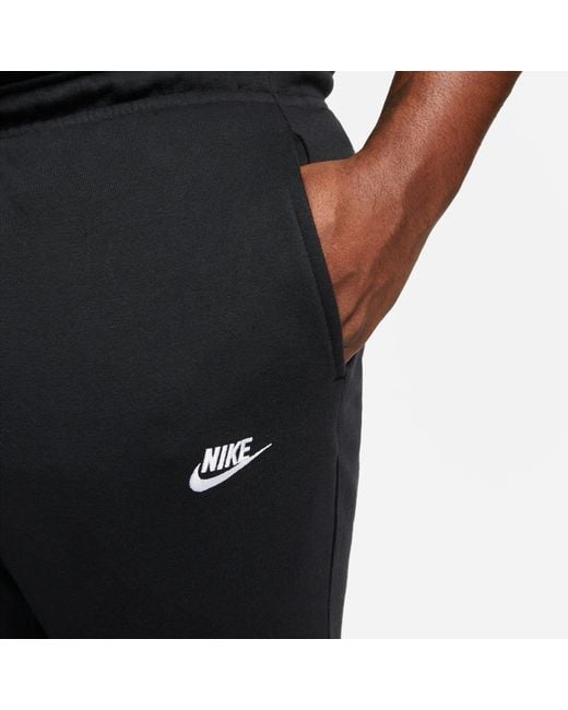 Nike Black Sportswear Club Fleece Pants for men