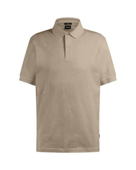 Boss Natural C-Prout 109 Short Sleeve Polo Shirt for men