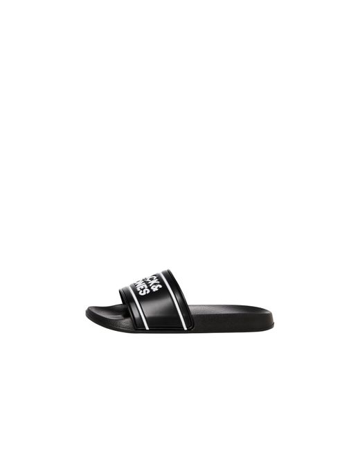 Jack & Jones Black Pool Sliders for men
