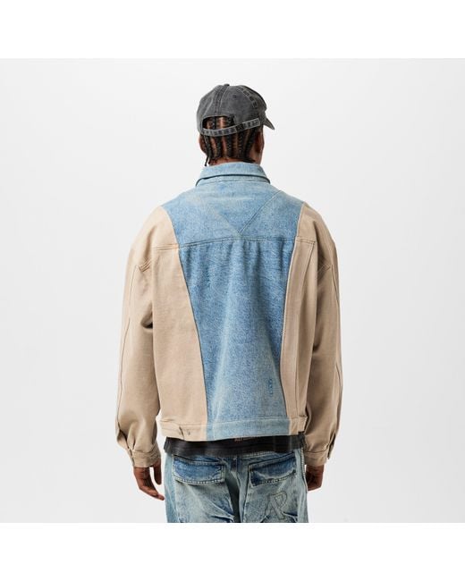 Represent Green Tailored Fit Denim Jacket for men