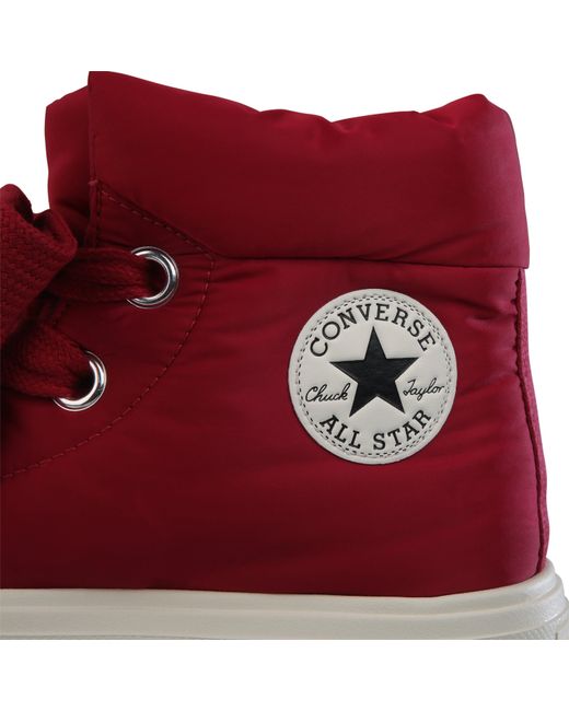 Converse Red Adults Chuck Taylor All Star Ele High-Top Trainers