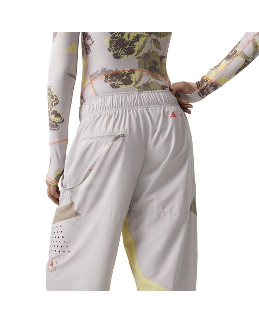 Adidas White Closed Hem Woven Tracksuit Joggers