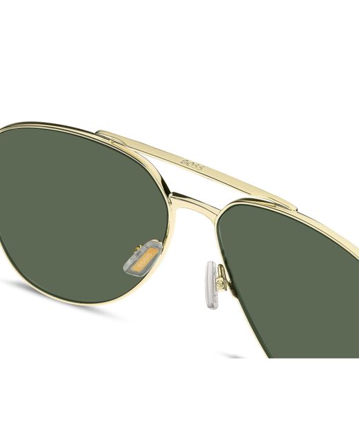 Boss Green Pilot Round Sunglasses for men