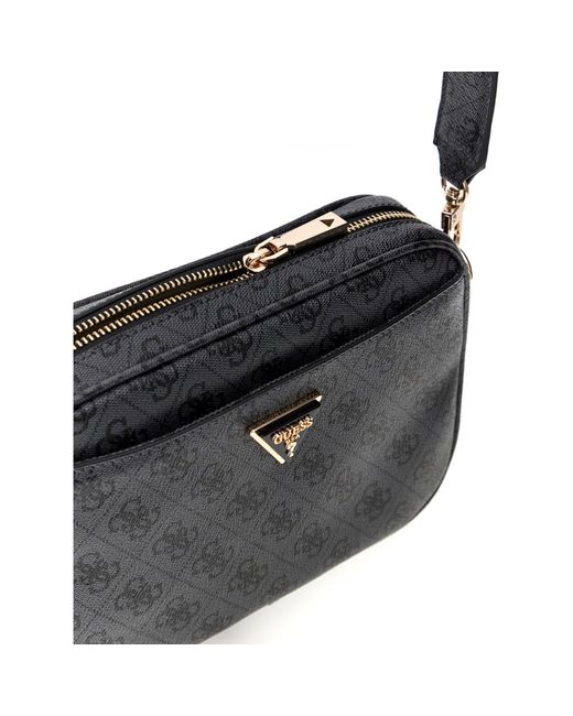Guess Black Meridian Ii Camera Bag