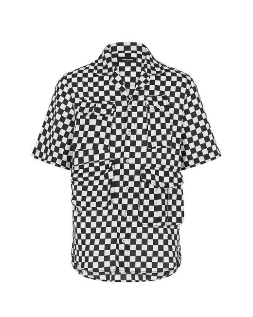DSquared² Black Tactical Bowling Shirt for men