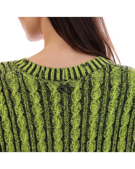 DIESEL Green Pngia Maglia Cardigan