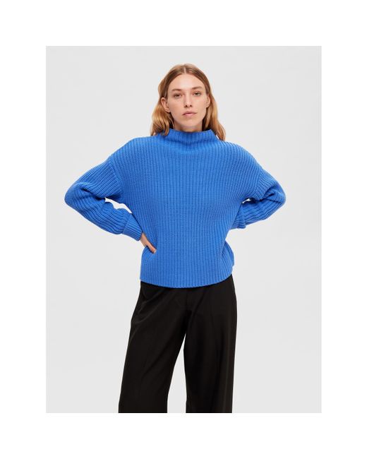 SELECTED Blue Selma Knit