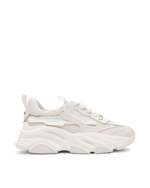 Steve Madden White Possession Chunky Trainers