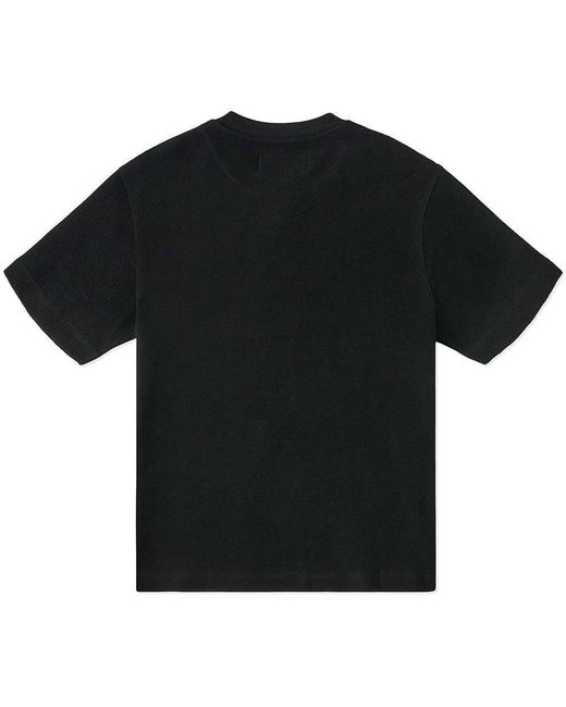 PREVU Black Ottoman T-Shirt for men