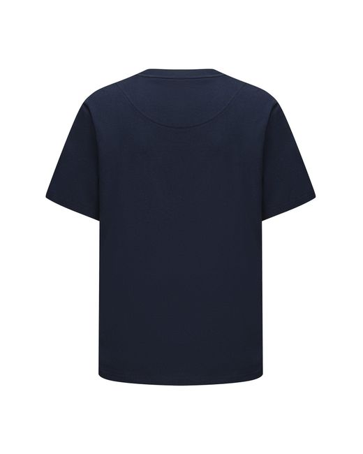 Pretty Green Blue Large Logo Tee for men