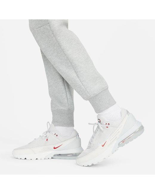 Nike Gray Sportswear Tech Fleece Mid-Rise Jogger Pants