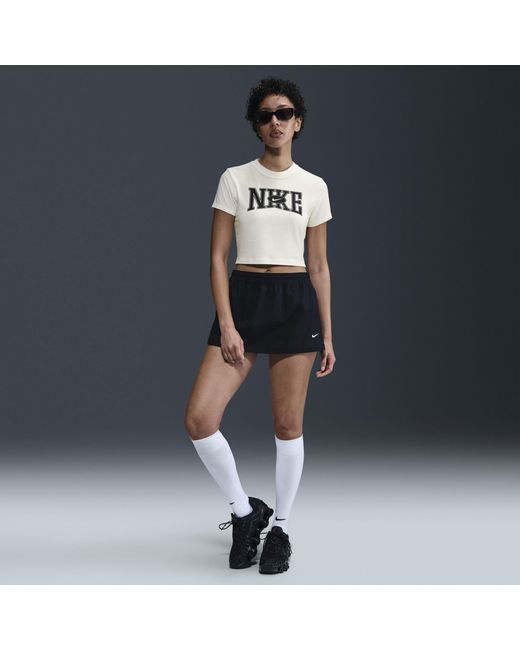 Nike Blue Crop Tee