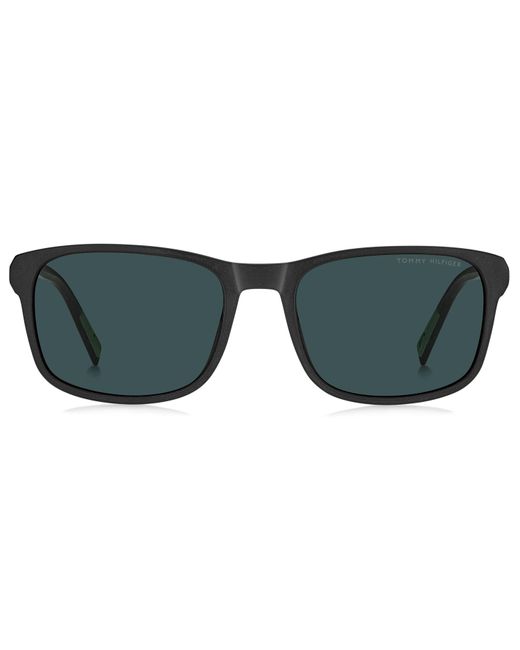 Tommy Hilfiger Green Rectangular Sunglasses for men