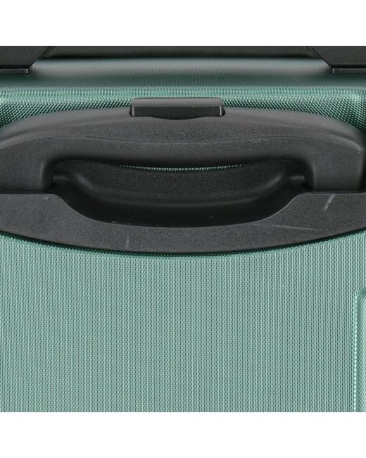 Roberto Cavalli Green Classic Logo Hard Suitcases