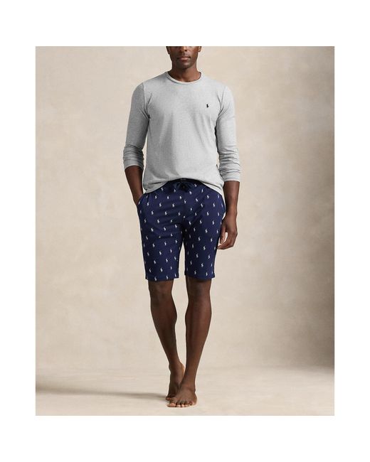 Polo Ralph Lauren Gray Long Sleeve Crew Neck T-Shirt for men