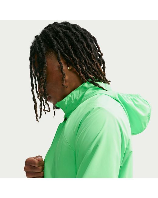 Nike Green Miler Repel Running Jacket for men